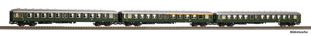 PIKO 28326 - H0 - 3-tlg. Set YL-Personenwagen, DB, Ep. III